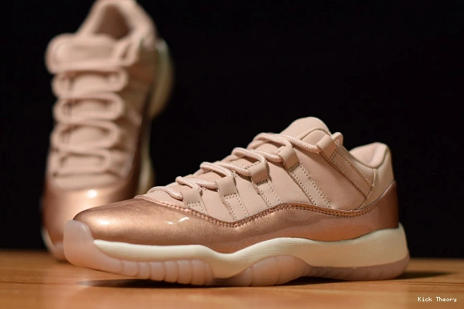 Kick Theory Air Low 11 GS Jordan Rose AH7860-105 Gold 0805